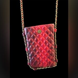 Red Chain Strap mini-purse/phone purse